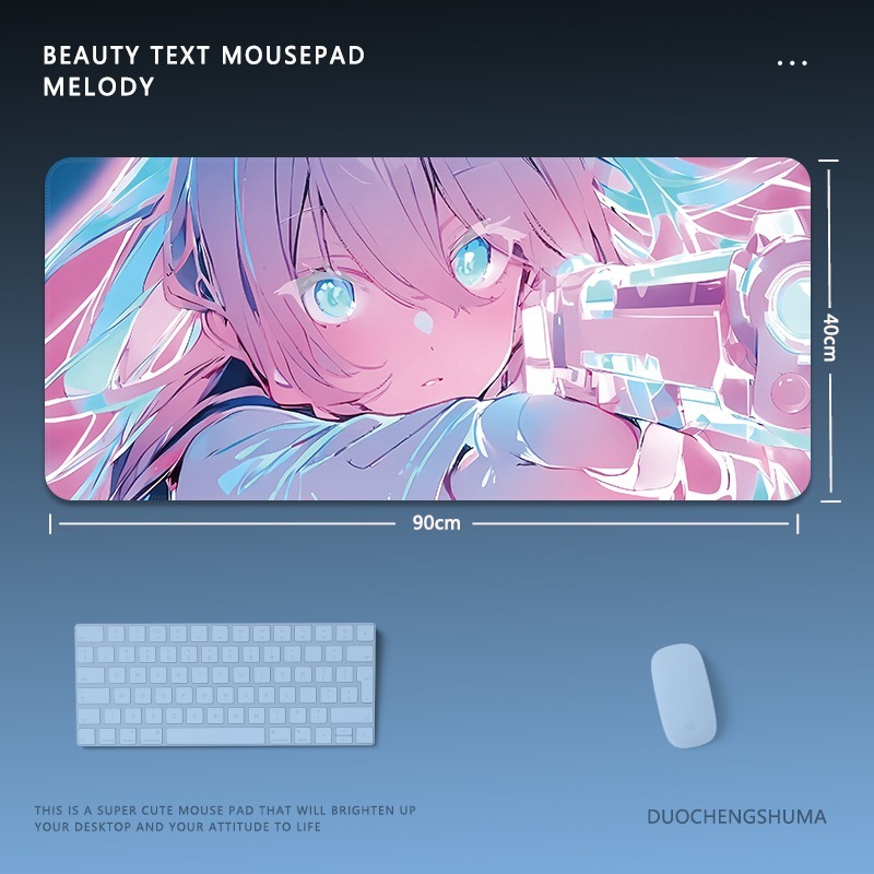 炫彩流光美女 主題桌墊 布質滑鼠墊-ZUIHANG SHOP