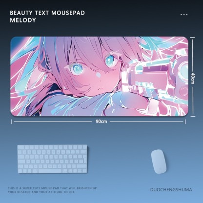 炫彩流光美女 主題桌墊 布質滑鼠墊-ZUIHANG SHOP