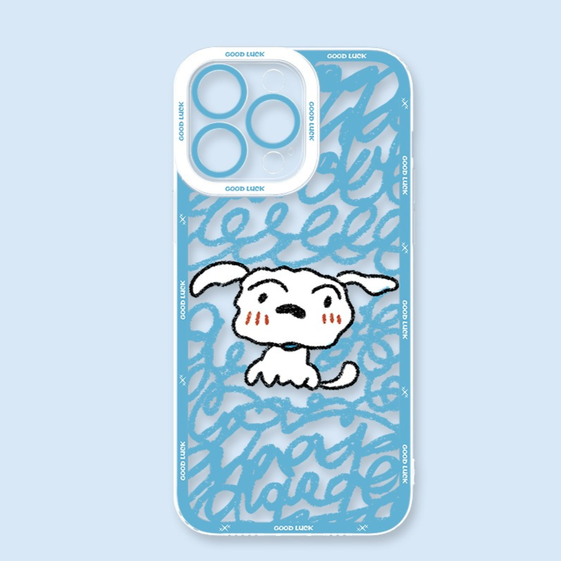 蠟筆小新小白天使眼透明防摔軟殼-ZUIHANG SHOP