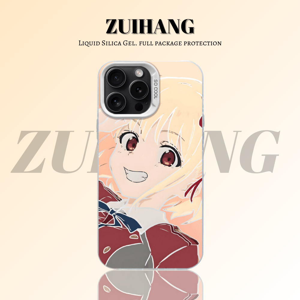 【大集合1.0】動漫彩銀線條漸變防摔手機殼-ZUIHANG SHOP