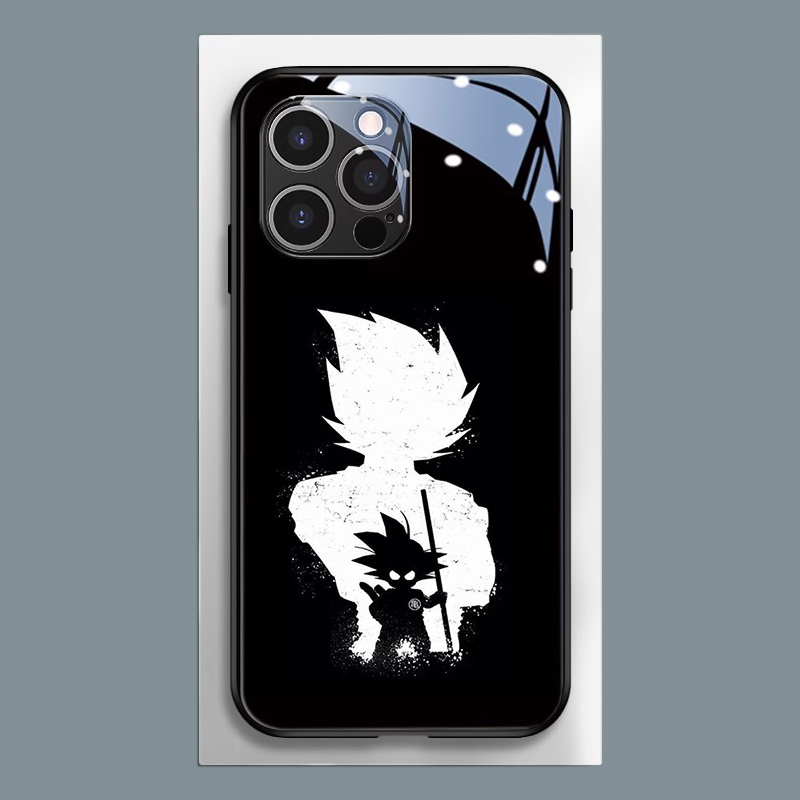 七龍珠蘋果15promax手機殼新款男iphone16動漫聯名11玻璃12mini悟空14創意x小衆8plus炫酷13周邊xs個性xr男款