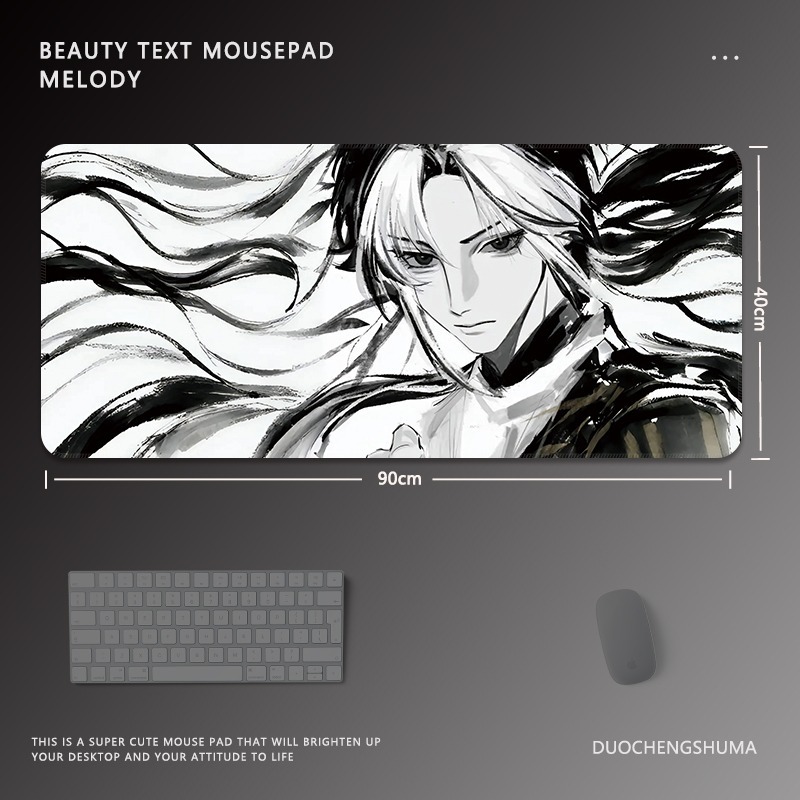 黑白動漫 主題桌墊 布質滑鼠墊-ZUIHANG SHOP