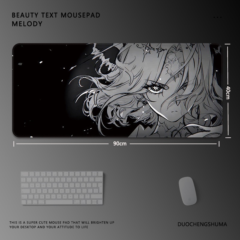 黑白動漫 主題桌墊 布質滑鼠墊-ZUIHANG SHOP