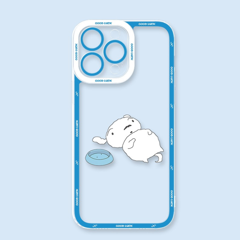 蠟筆小新小白天使眼透明防摔軟殼-ZUIHANG SHOP