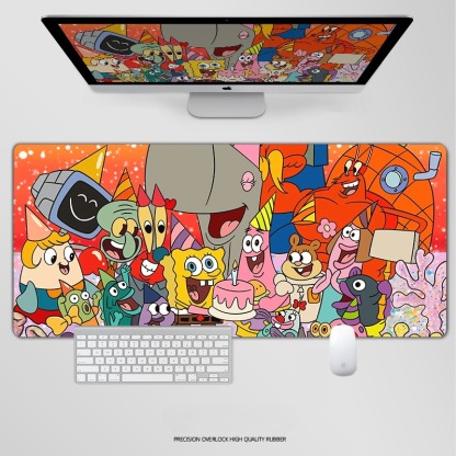 海綿寶寶 主題桌墊 布質滑鼠墊-ZUIHANG SHOP