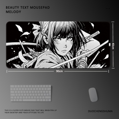 黑白動漫 主題桌墊 布質滑鼠墊-ZUIHANG SHOP