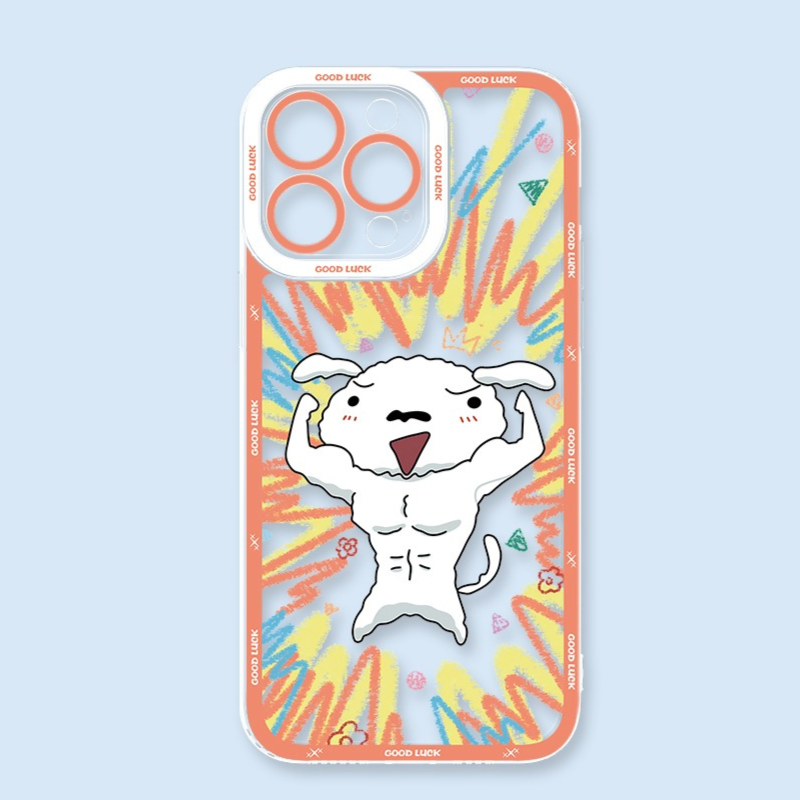 蠟筆小新小白天使眼透明防摔軟殼-ZUIHANG SHOP