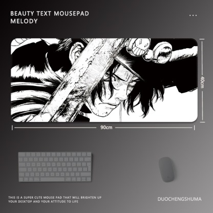 黑白動漫 主題桌墊 布質滑鼠墊-ZUIHANG SHOP