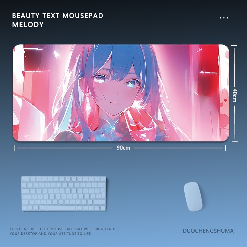 炫彩流光美女 主題桌墊 布質滑鼠墊-ZUIHANG SHOP