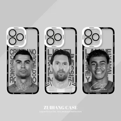 足球明星天使眼透明防摔軟殼-ZUIHANG SHOP