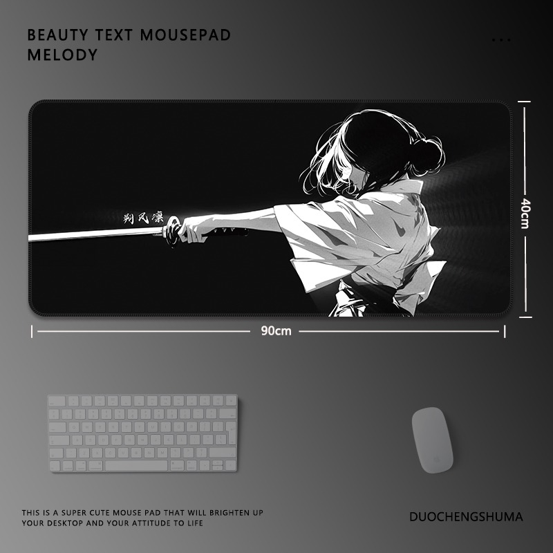 黑白動漫 主題桌墊 布質滑鼠墊-ZUIHANG SHOP