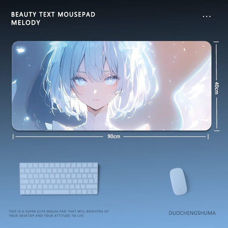 炫彩流光美女 主題桌墊 布質滑鼠墊-ZUIHANG SHOP