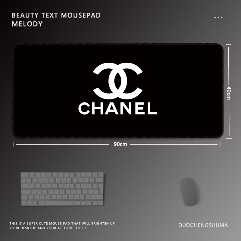 黑色動漫女孩 主題桌墊 布質滑鼠墊-ZUIHANG SHOP