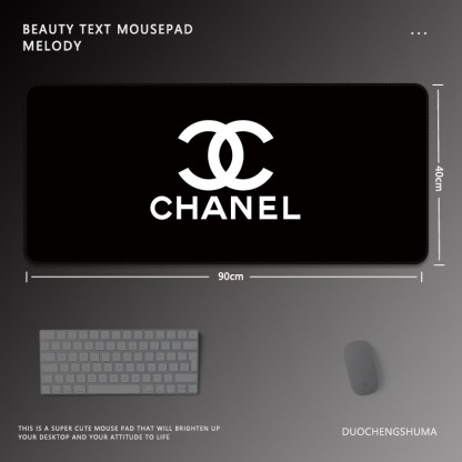 黑色動漫女孩 主題桌墊 布質滑鼠墊-ZUIHANG SHOP