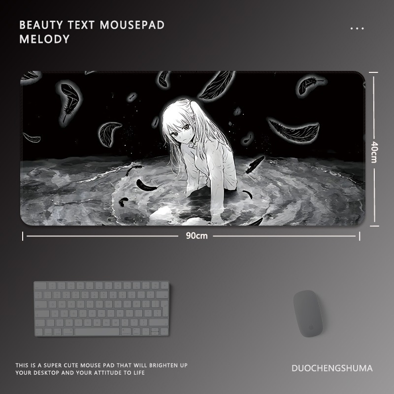 黑白動漫 主題桌墊 布質滑鼠墊-ZUIHANG SHOP