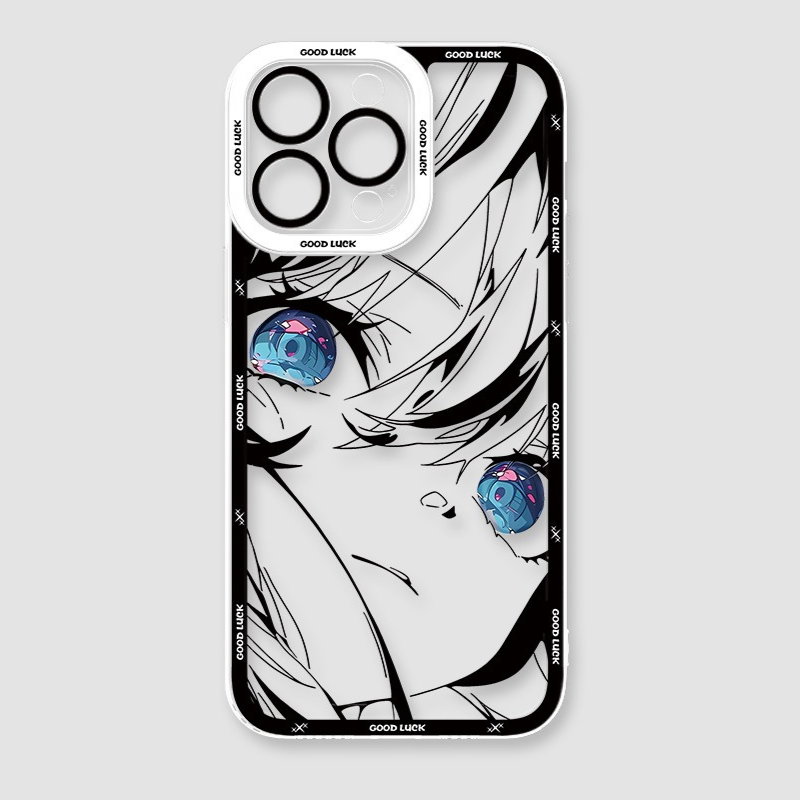 動漫線稿天使眼透明防摔軟殼-ZUIHANG SHOP