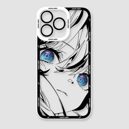 動漫線稿天使眼透明防摔軟殼-ZUIHANG SHOP