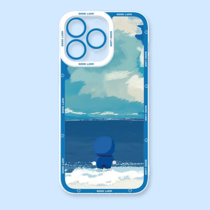 哆啦A夢天使眼透明防摔軟殼-ZUIHANG SHOP