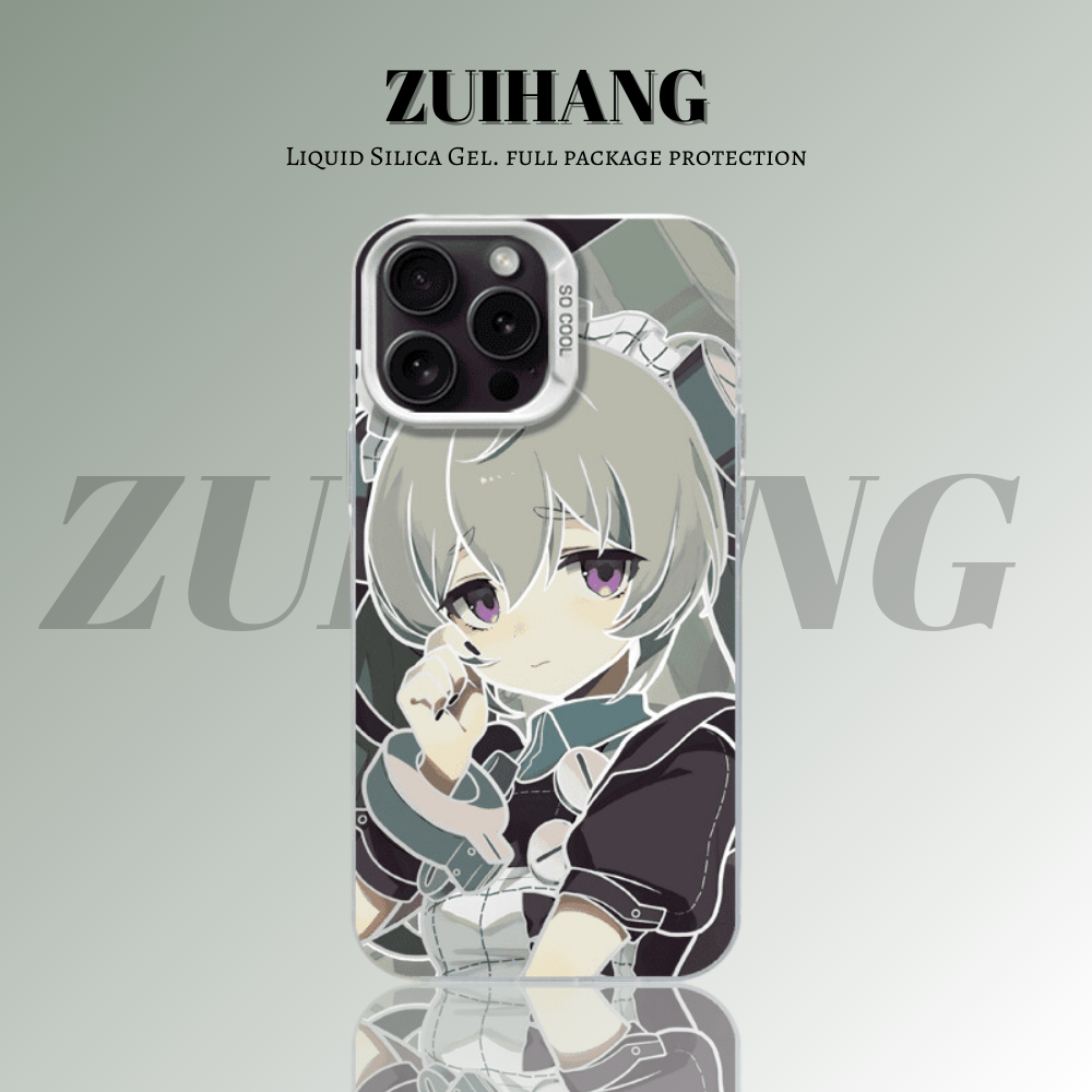 絕區零彩銀線條漸變防摔手機殼-ZUIHANG SHOP