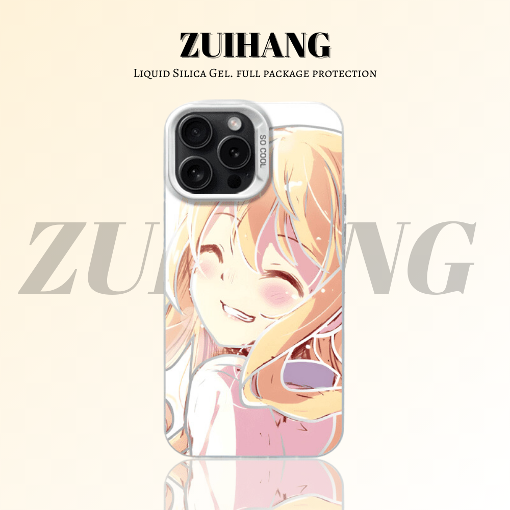 【大集合1.0】動漫彩銀線條漸變防摔手機殼-ZUIHANG SHOP