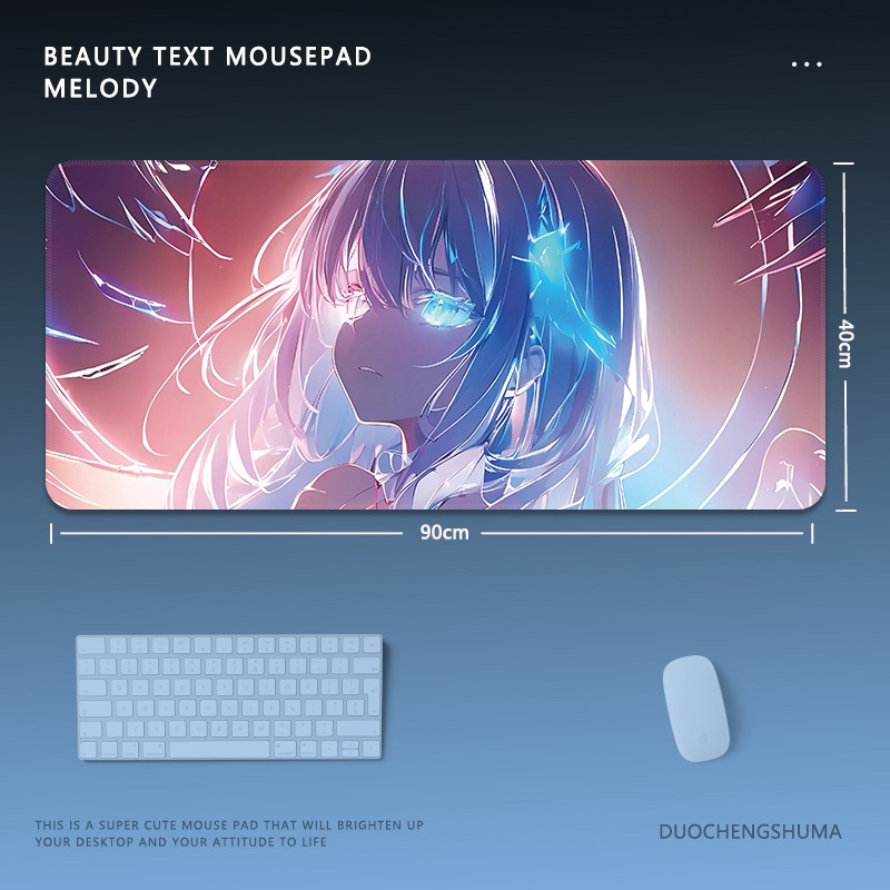 炫彩流光美女 主題桌墊 布質滑鼠墊-ZUIHANG SHOP
