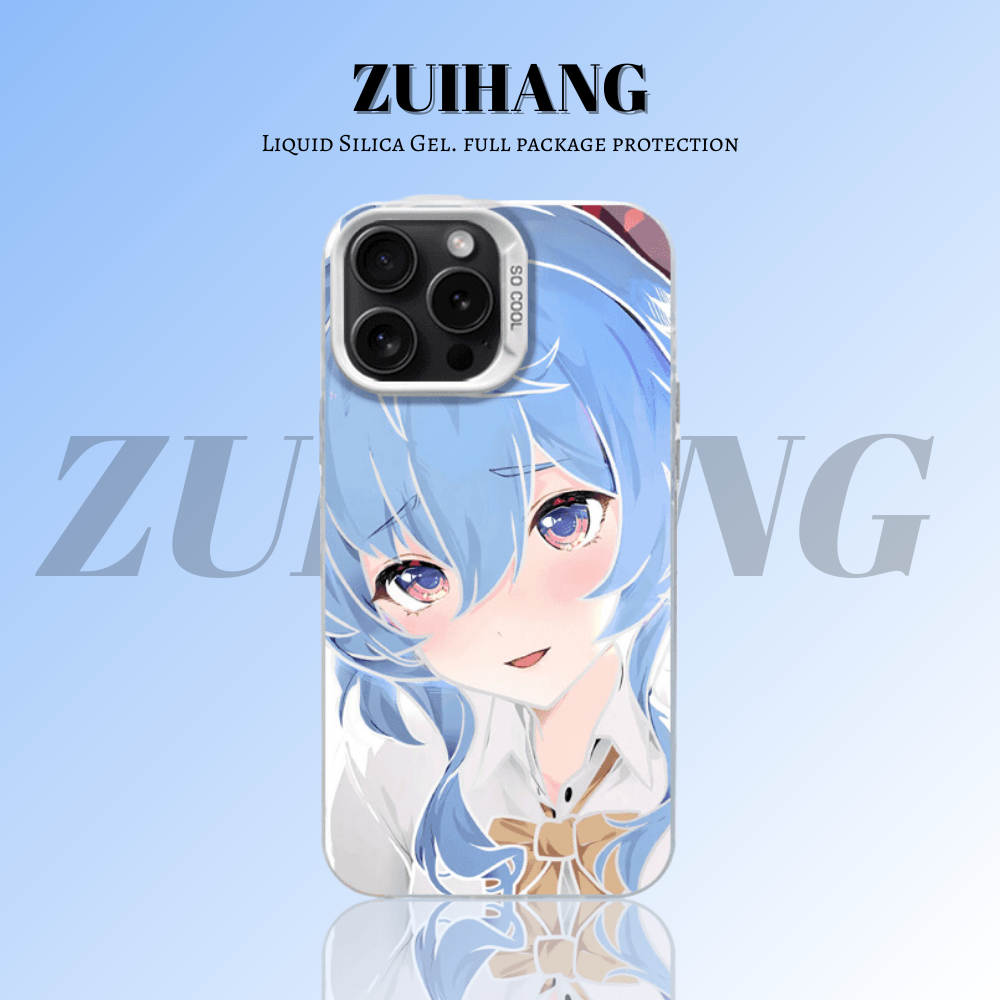 原神彩銀線條漸變防摔手機殼-ZUIHANG SHOP