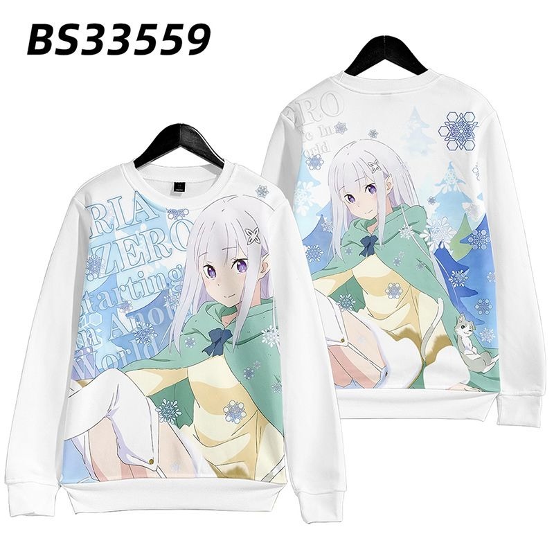 從零開始的异世界生活 親子情侶男女款連帽衛衣-ZUIHANG SHOP