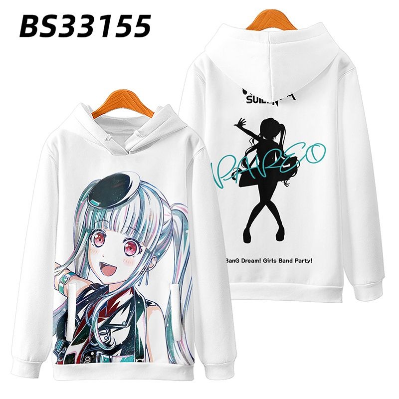 BanG Dream 親子情侶男女款連帽衛衣-ZUIHANG SHOP