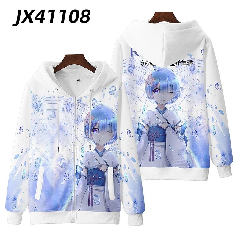 從零開始的异世界生活 親子情侶男女款連帽衛衣-ZUIHANG SHOP