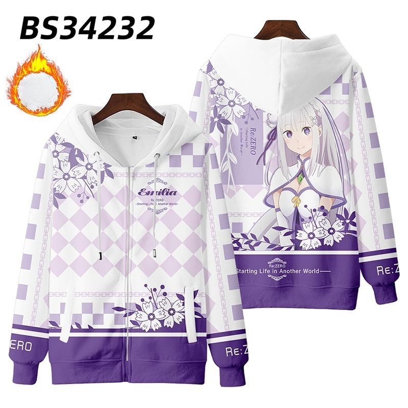 從零開始的异世界生活 親子情侶男女款連帽衛衣-ZUIHANG SHOP