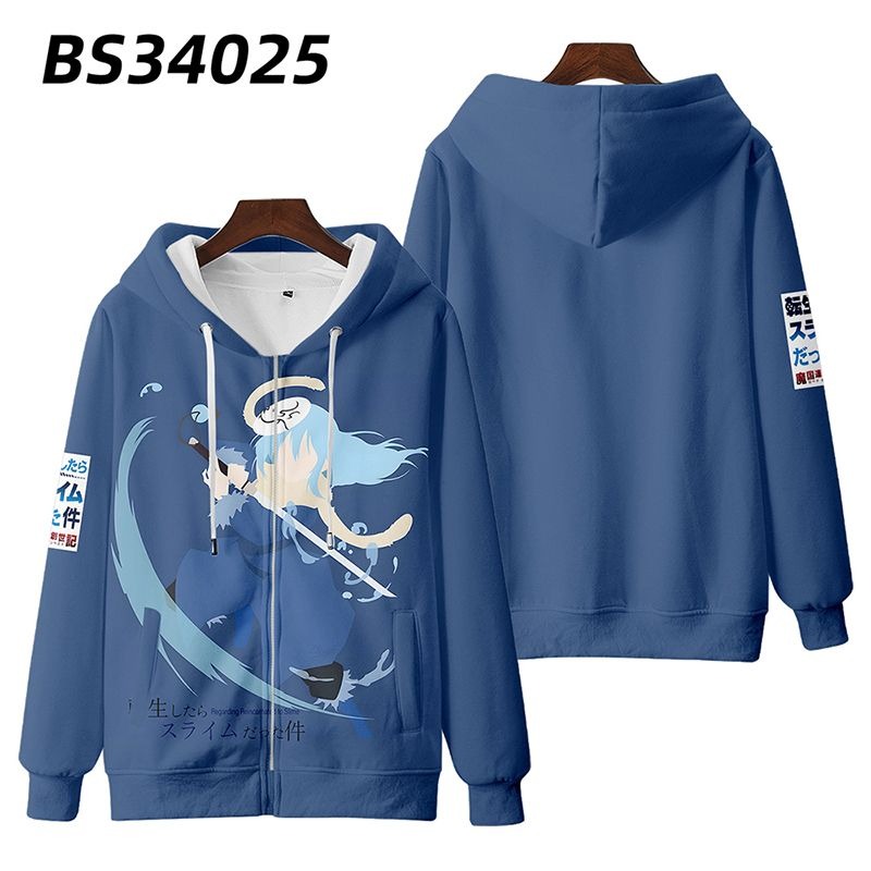 轉生史萊姆 親子情侶男女款連帽衛衣-ZUIHANG SHOP