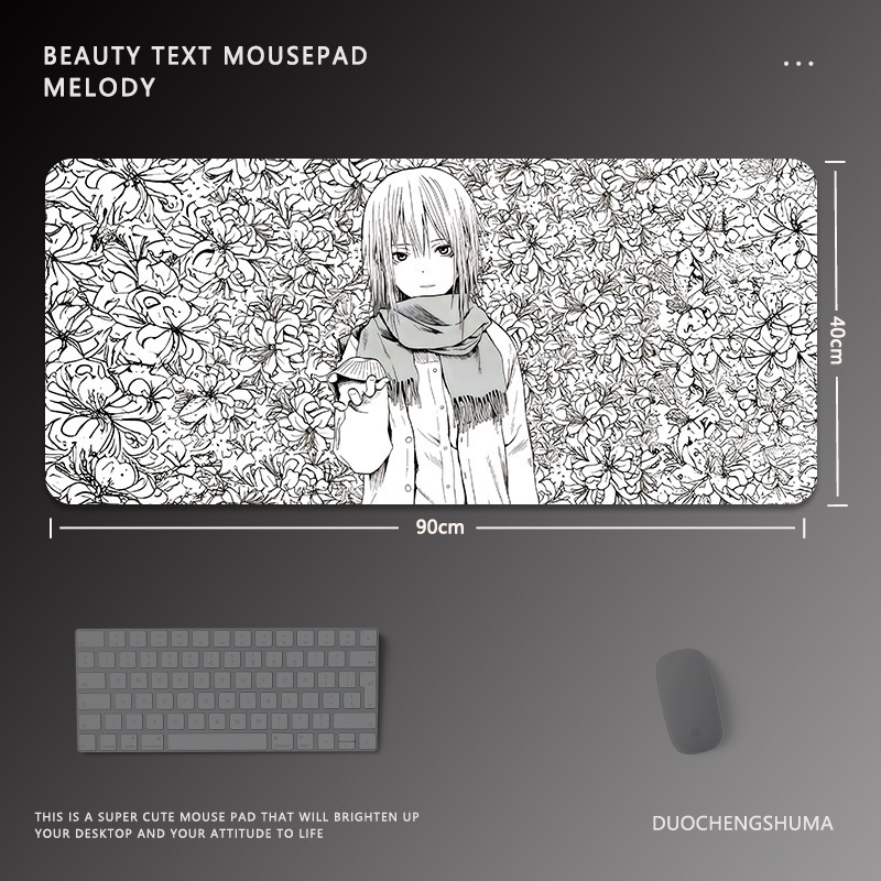 黑白動漫 主題桌墊 布質滑鼠墊-ZUIHANG SHOP