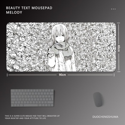 黑白動漫 主題桌墊 布質滑鼠墊-ZUIHANG SHOP