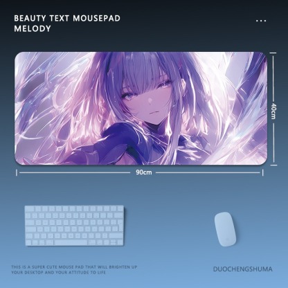 炫彩流光美女 主題桌墊 布質滑鼠墊-ZUIHANG SHOP