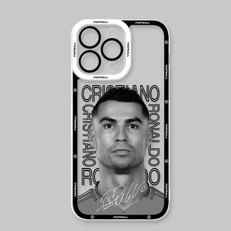 足球明星天使眼透明防摔軟殼-ZUIHANG SHOP