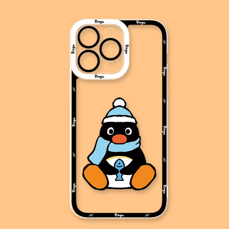 Pingu企鵝天使眼透明防摔軟殼-ZUIHANG SHOP
