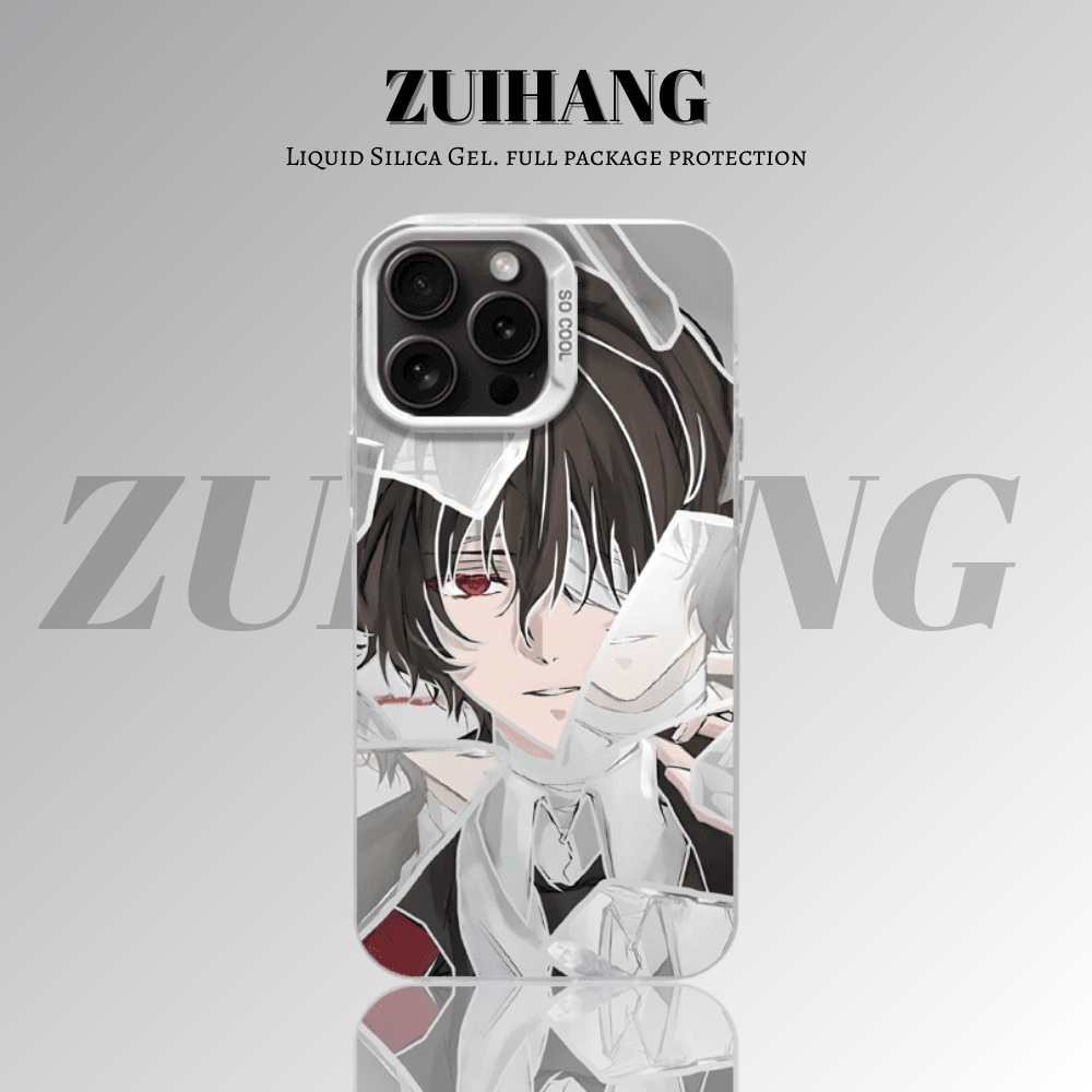 【大集合1.0】動漫彩銀線條漸變防摔手機殼-ZUIHANG SHOP