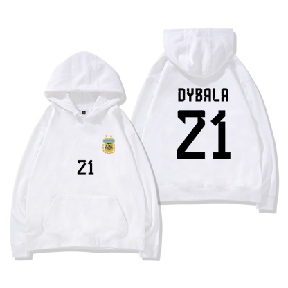 阿根廷國家隊服足球新款 親子情侶男女款連帽衛衣-ZUIHANG SHOP