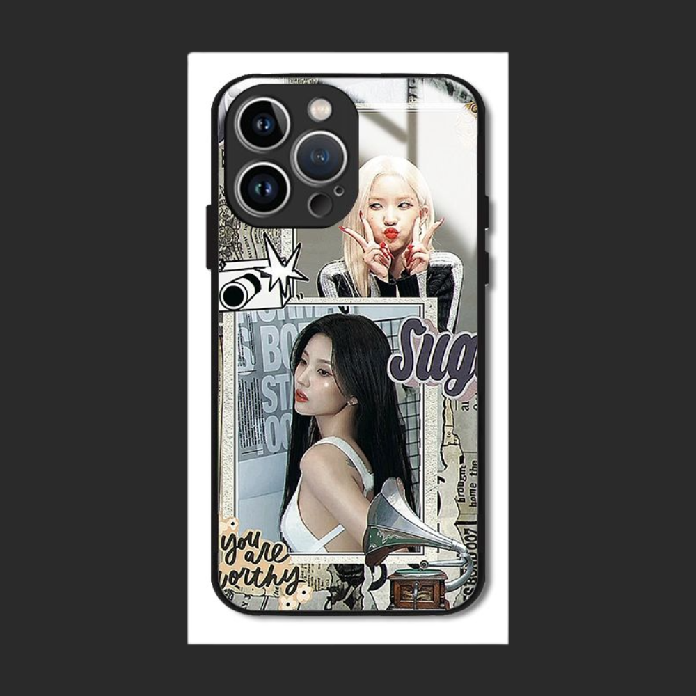 (G)I-DLE新款高清全包防摔玻璃殼-ZUIHANG SHOP