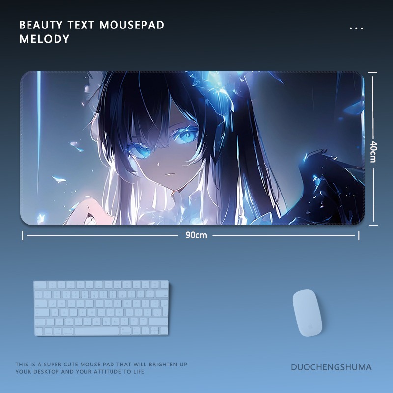 炫彩流光美女 主題桌墊 布質滑鼠墊-ZUIHANG SHOP