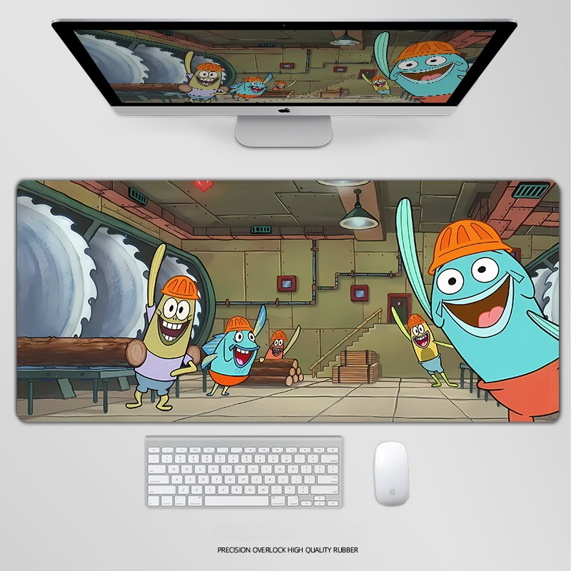 海綿寶寶 主題桌墊 布質滑鼠墊-ZUIHANG SHOP