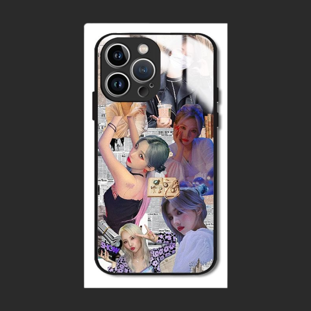 (G)I-DLE新款高清全包防摔玻璃殼-ZUIHANG SHOP