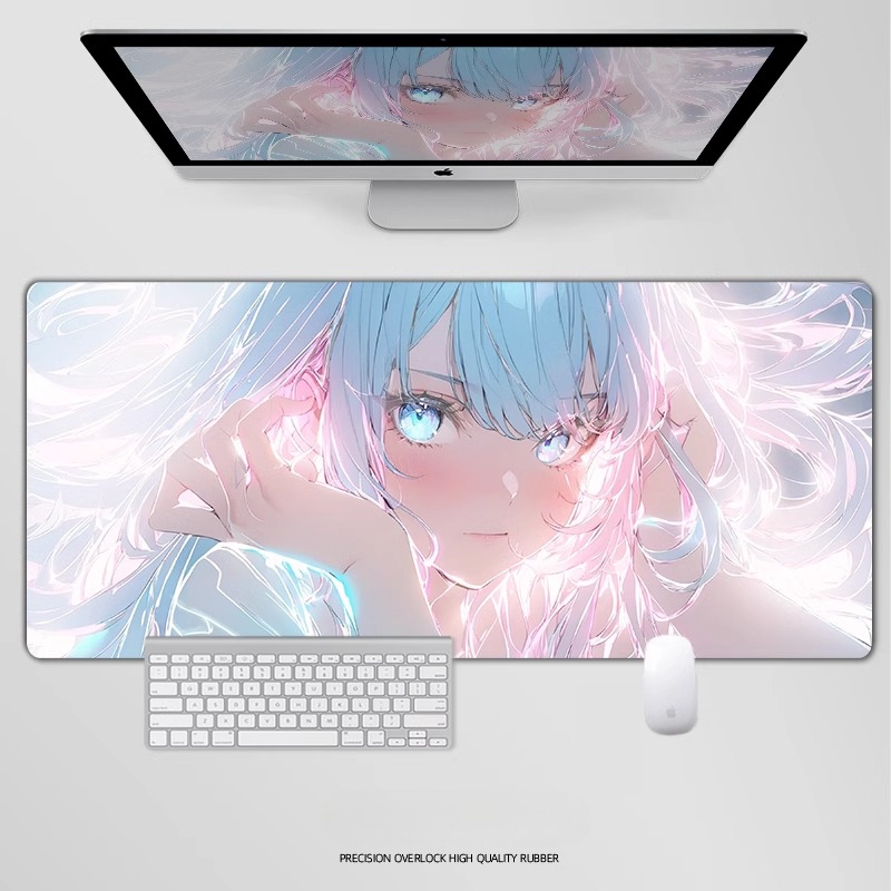 炫彩流光美女 主題桌墊 布質滑鼠墊-ZUIHANG SHOP