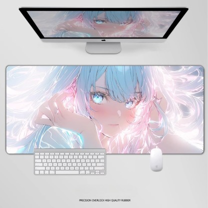 炫彩流光美女 主題桌墊 布質滑鼠墊-ZUIHANG SHOP