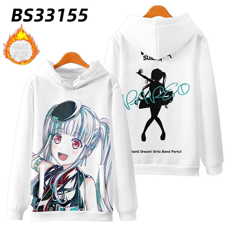 BanG Dream 親子情侶男女款連帽衛衣-ZUIHANG SHOP