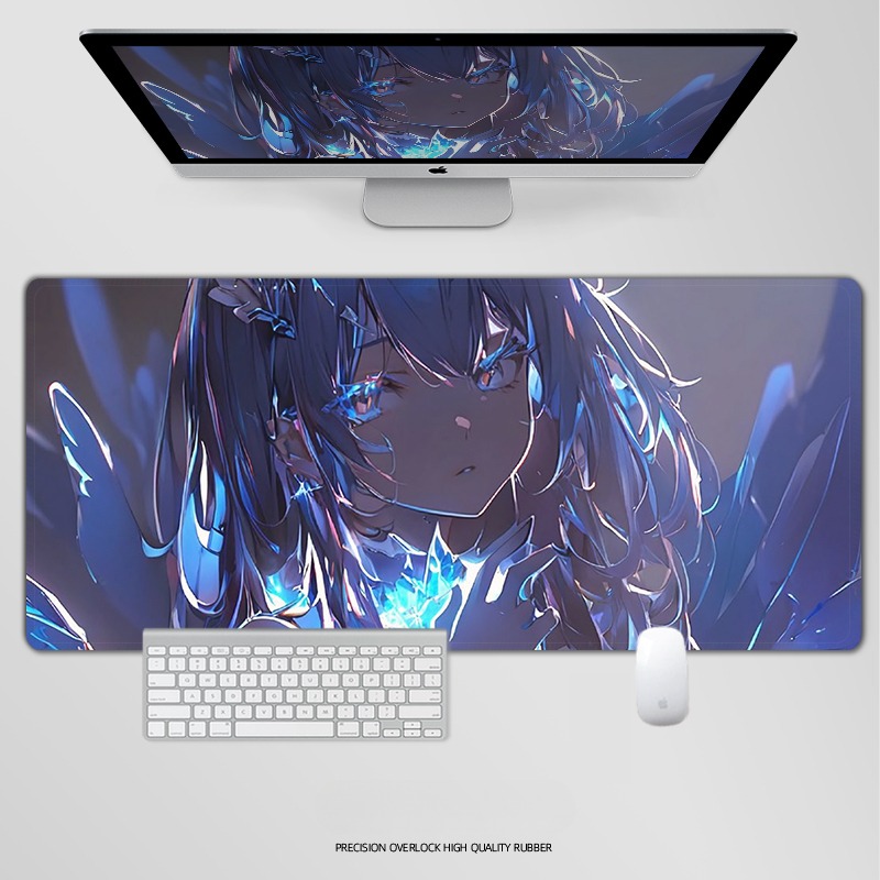 炫彩流光美女 主題桌墊 布質滑鼠墊-ZUIHANG SHOP