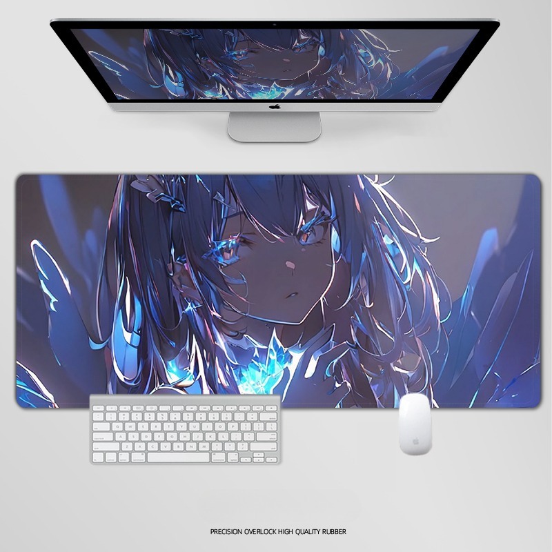 炫彩流光美女 主題桌墊 布質滑鼠墊-ZUIHANG SHOP