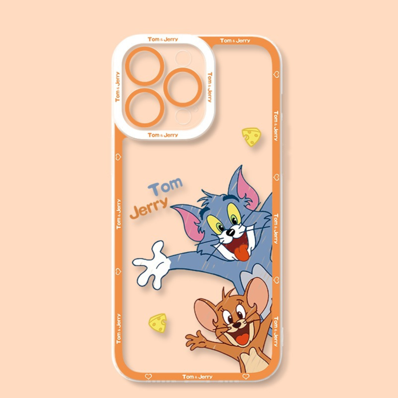 湯姆貓與傑利鼠天使眼透明防摔軟殼-ZUIHANG SHOP