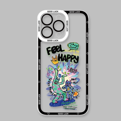 塗鴉天使眼透明防摔軟殼-ZUIHANG SHOP