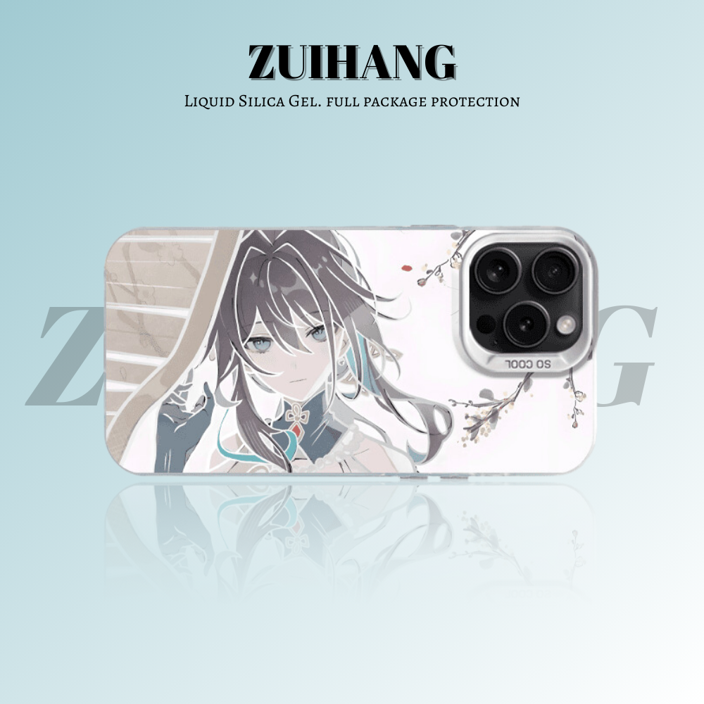 崩壞:星穹鐵道彩銀線條漸變防摔手機殼-ZUIHANG SHOP